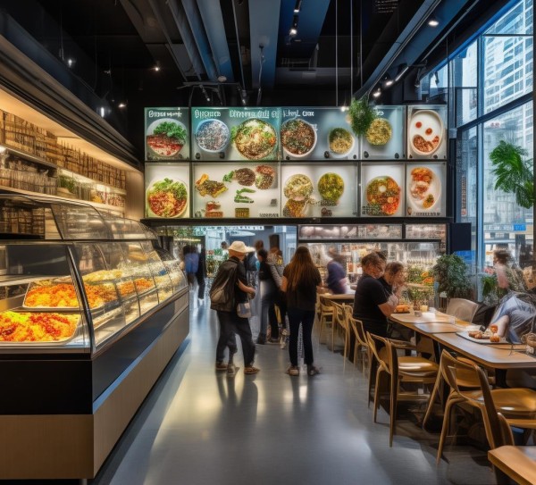 快餐美食店，现代生活方式的惊喜之选